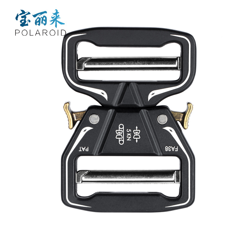 New 39mm zinc alloy two-way belt buckle quick release alloy Buckle Head laser logo