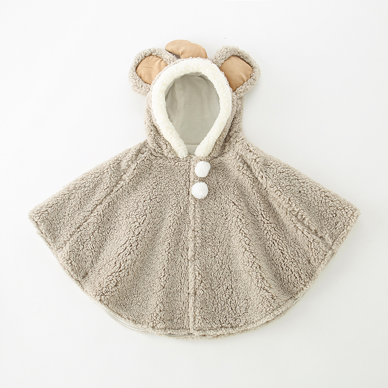 Picture of Cross-Border Baby Cape Cloak Windproof Outdoor Windbreaker Children's Coat Autumn and Winter Baby Shawl Thickened and Warm