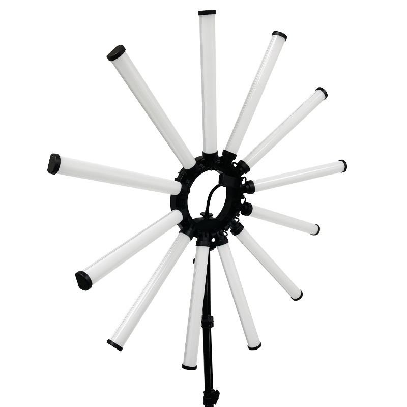 Picture of Cross-border Amazon 40-inch foldable 180W fill light, ultra-high-power 12-arm photography beauty live streaming light