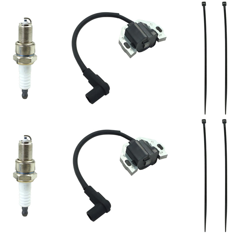 Kawasaki 21171-0743 21171-0711 FR691V FR730V2 spark plugs 4 cable ties