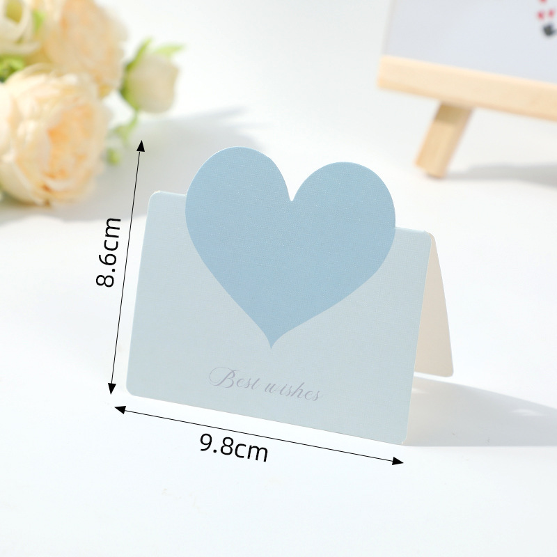Picture of Love three-dimensional greeting card postcard small card paper handwriting wish card folding High sense blank blessing message card