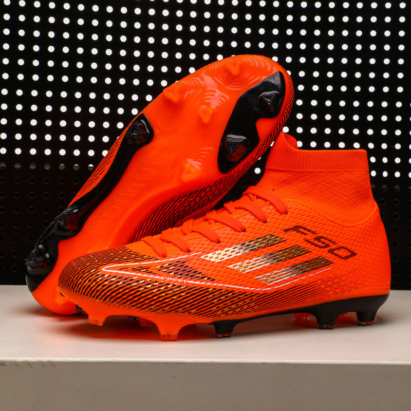 World Cup F50 Football Shoes FG Lawn Spikes Crushed Nails Training Competition Shoes footballshoes Cross-border Foreign Trade