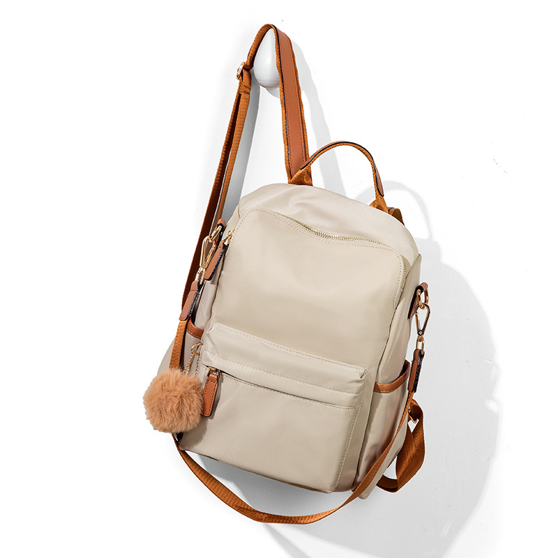 Picture of Fashion Casual Japanese-Korean Style 2024 New Anti-theft Women's Oxford Cloth Backpack Women's Large Capacity Simple Travel Bag