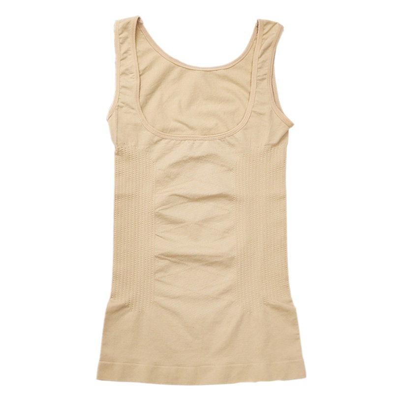 Cross-Border Women's Tight Belly Tight Body Vest Seamless Chest U-Shaped Postpartum Body Shaping Top