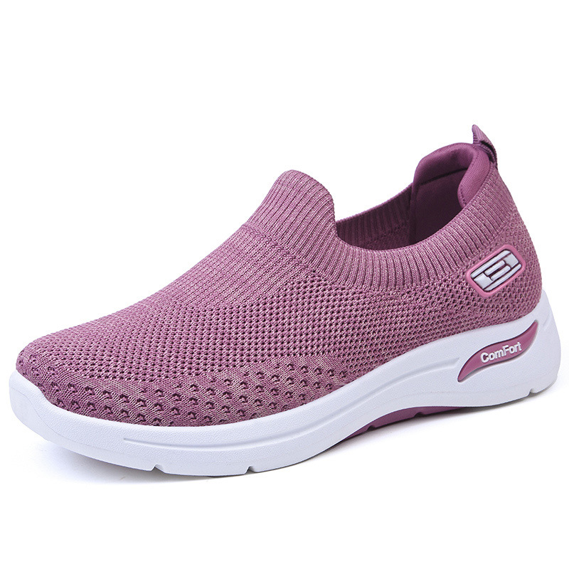 Picture of Shoes for Women New Women's Shoes for the Elderly Wholesale Slip-On Mom's Shoes Comfortable Gift Shoes Fashionable Casual Shoes for Women