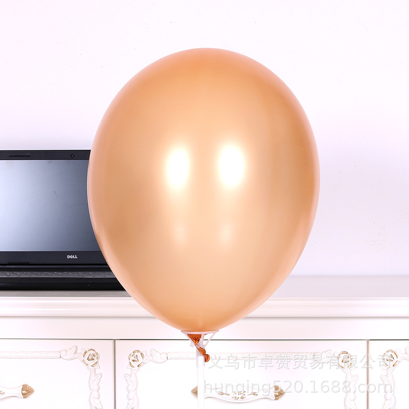 Picture of Cross-border 18 inch matted latex balloon retro color balloon wedding decoration round helium floating air ball wholesale
