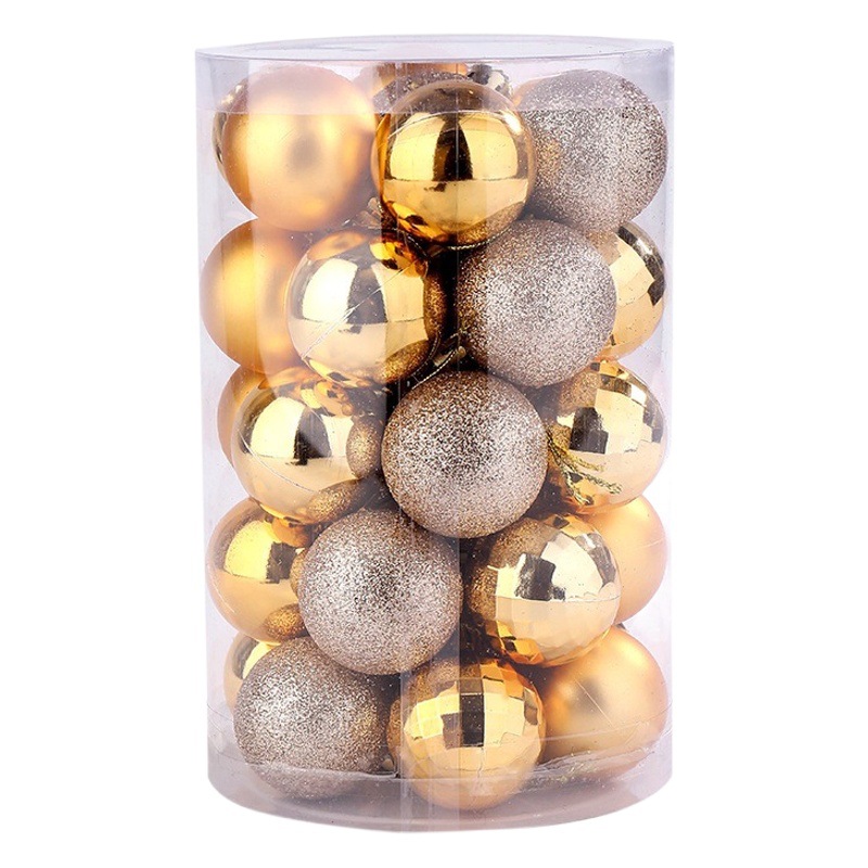 Amazon 34 Christmas Ball Set 6cm Christmas decorations Christmas tree decoration ball shaped ball
