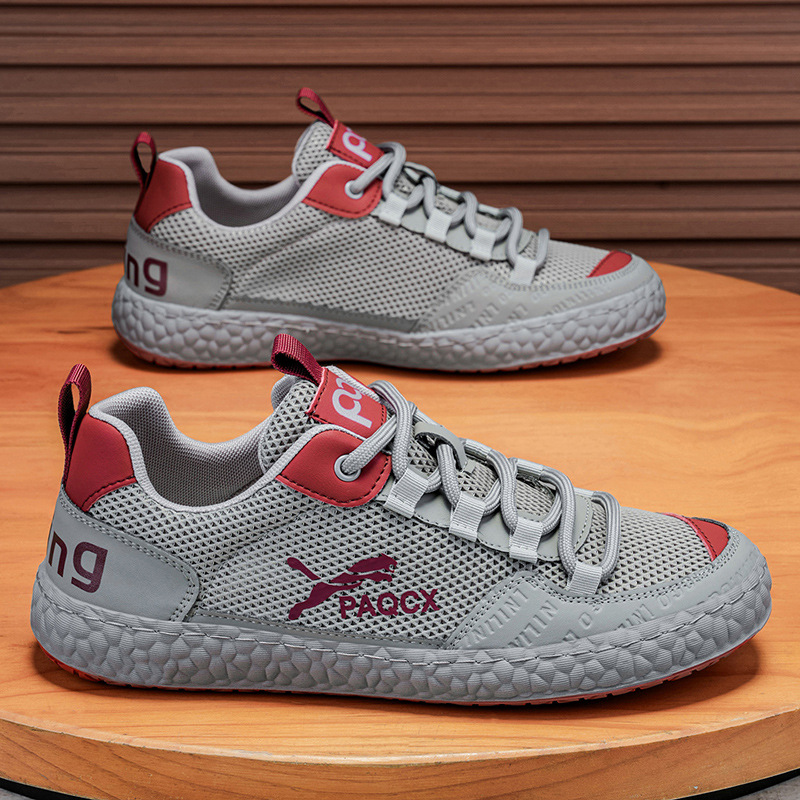 Summer New Mesh Breathable Men's Shoes Niche Design Work Commuting Shoes Outdoor Travel Sports Casual Shoes