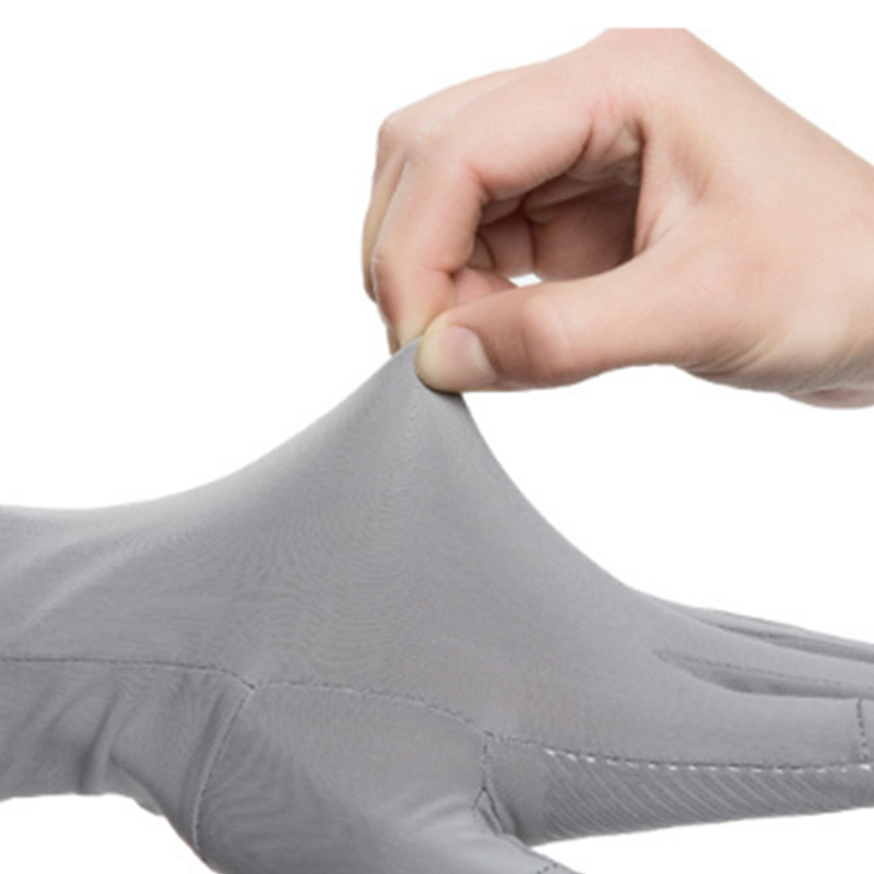 Picture of Spring and summer ice silk half finger riding gloves sunscreen non-slip fitness high elastic comfortable quick-drying driving gym gloves