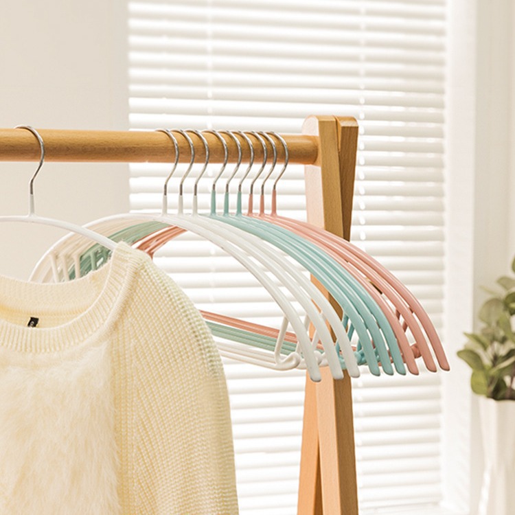 Hanger Household Clothes Hanging Seamless Anti-Shoulder Anti-slip Clothes Drying Can't Support Bag Light Luxury Advanced Storage Cool Clothes Rack