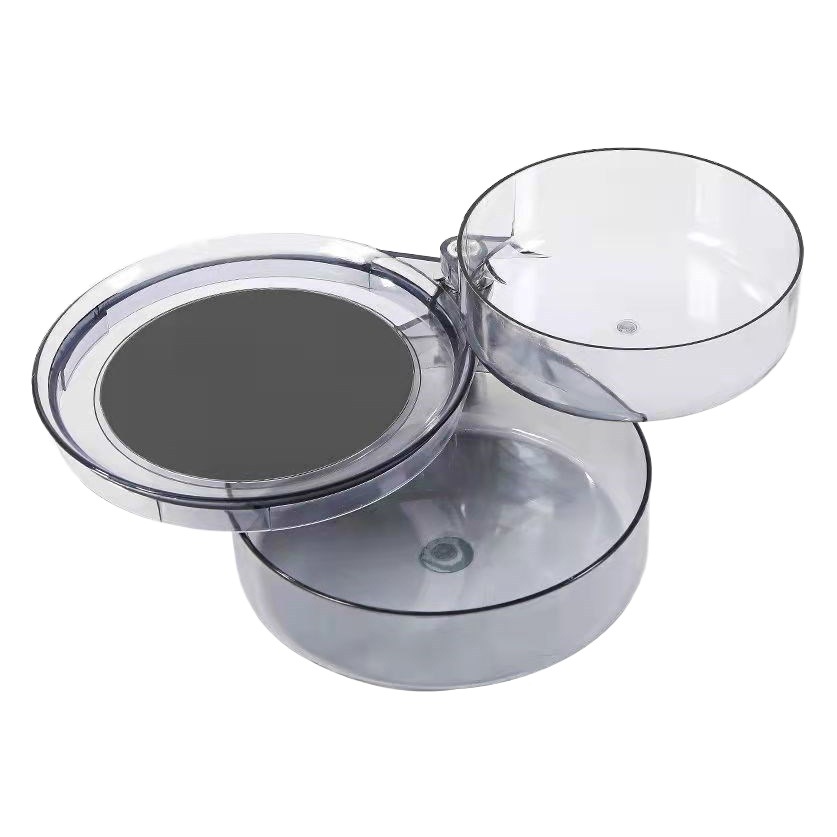 Full magnetic bait tray ground insertion strong magnetic three-layer bait box bracket fishing box fishing chair bait bait bait open bait bait open bait Basin
