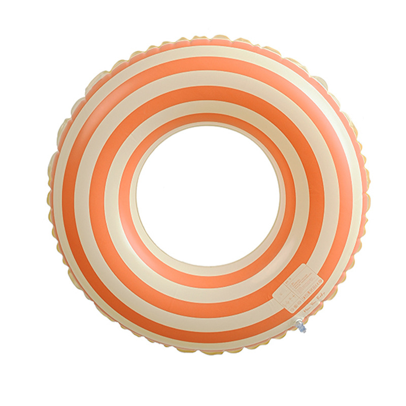 Picture of Factory wholesale thickened children's striped adult swimming ring inflatable underarm ring net red floating ring double airbag swimming ring
