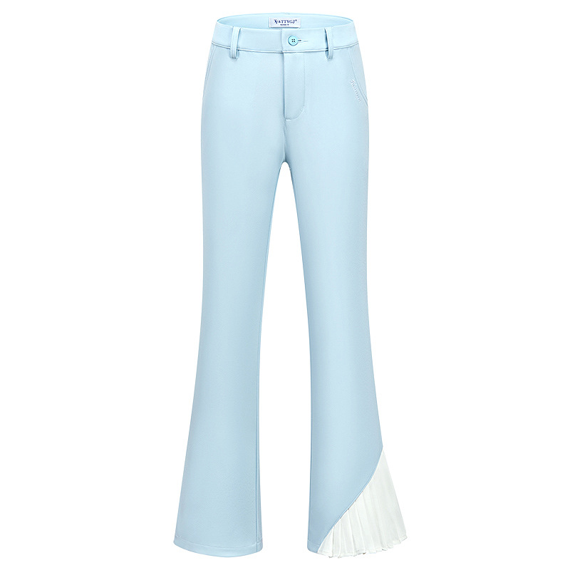 Picture of Golf Pants Women's Micro-pants Slim-fit Slimming Pants Stretch Elastic Waist Quick-drying Breathable Casual Long Pants