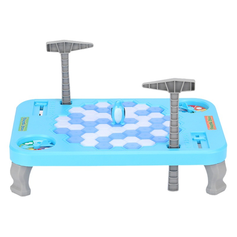 Large rescue penguin icebreaker knock penguin parent-child interactive desktop game children's educational toys wholesale