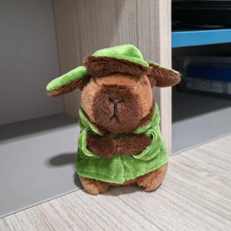 Picture of Internet celebrity boutique schoolbag ornaments capabala capybara pendant creative car keychain plush doll batch