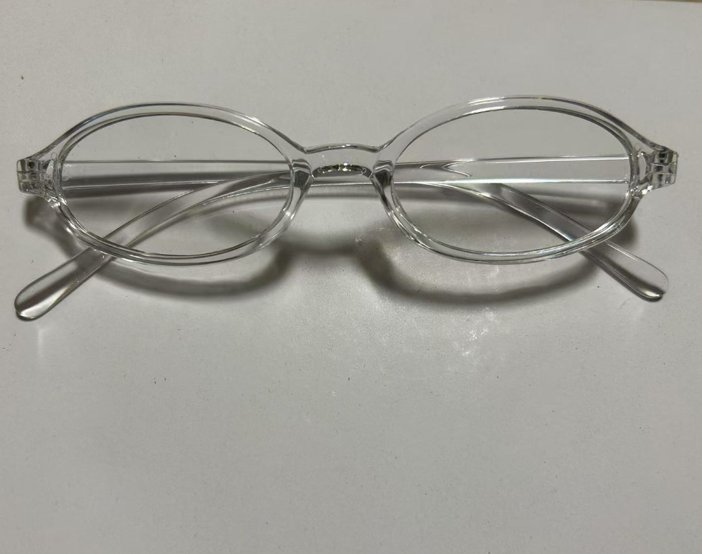 Picture of New retro small frame small face hot girl glasses frame student Female Anti-blue light glasses plain beauty artifact oval shape