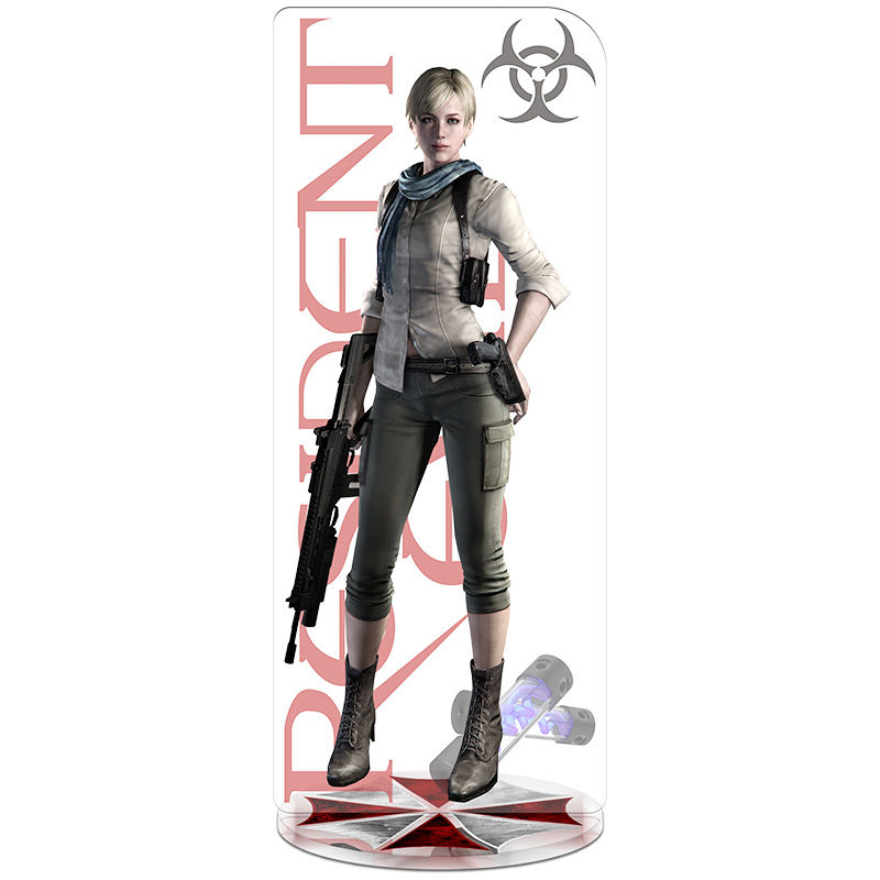 Picture of Seamless Laminated CNC Carved biochemical crisis Evil Spirit Castle Fans Game Surrounding Acrylic Quality Brand