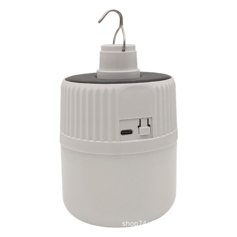 Solar usb charging bulb outdoor night market stall light Gao Fushuai household power failure led emergency bulb light