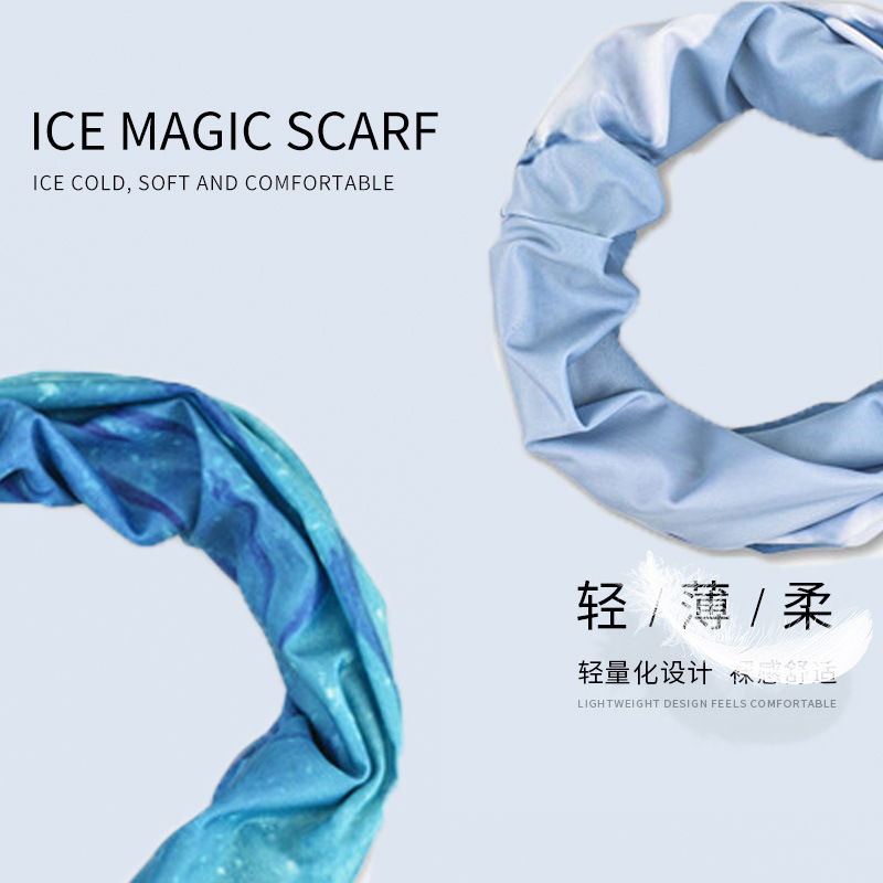 Picture of Sunscreen Mask Riding Sunscreen Collar Men's and Women's Fishing Ice Silk Magic Scarf Summer Scarf Thin Scarf