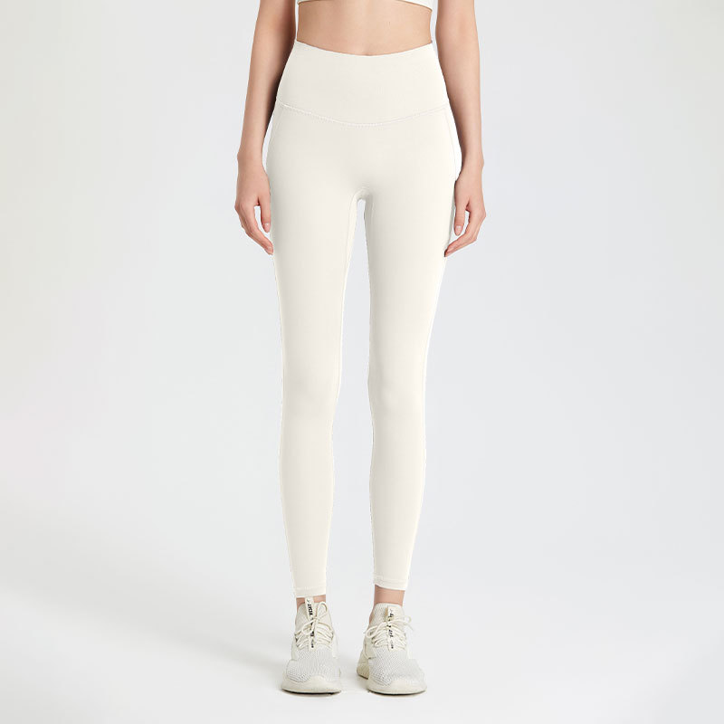 Picture of No-Wearing Underwear Zero Sense One-Piece Yoga Pants Seamless Naked Sense Back Pocket Peach Hip Tight Sports Fitness Pants