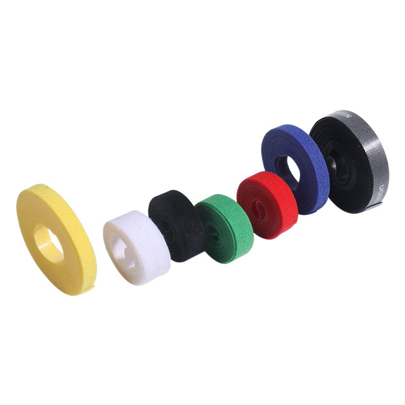 Velcro Tie Nylon Self-adhesive Hook Hair Same Body Data Cable Tie Back-to-back Velcro Plant Tie
