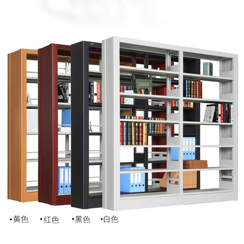 Picture of Steel Bookshelf School Library Combination Bookshelf Reading Room Reading Rack Thickened Multi-layer Iron File Rack Factory