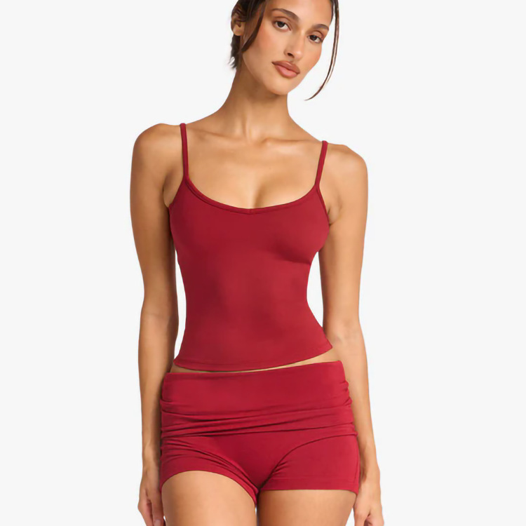Summer New Yoga Clothes in Stock Tank Sexy Basic Elastic Quick-Drying Tops Running Fitness Vests with Chest Pads