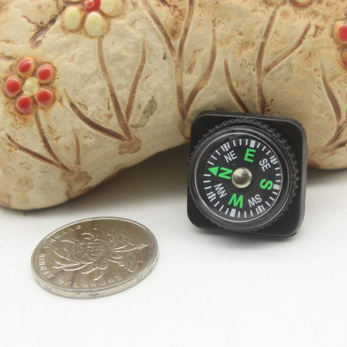 Picture of 20mm with Rubber Holster Plastic Hardware Mountaineering Compass Outdoor Home Toys Supplies Matching Kit Compass