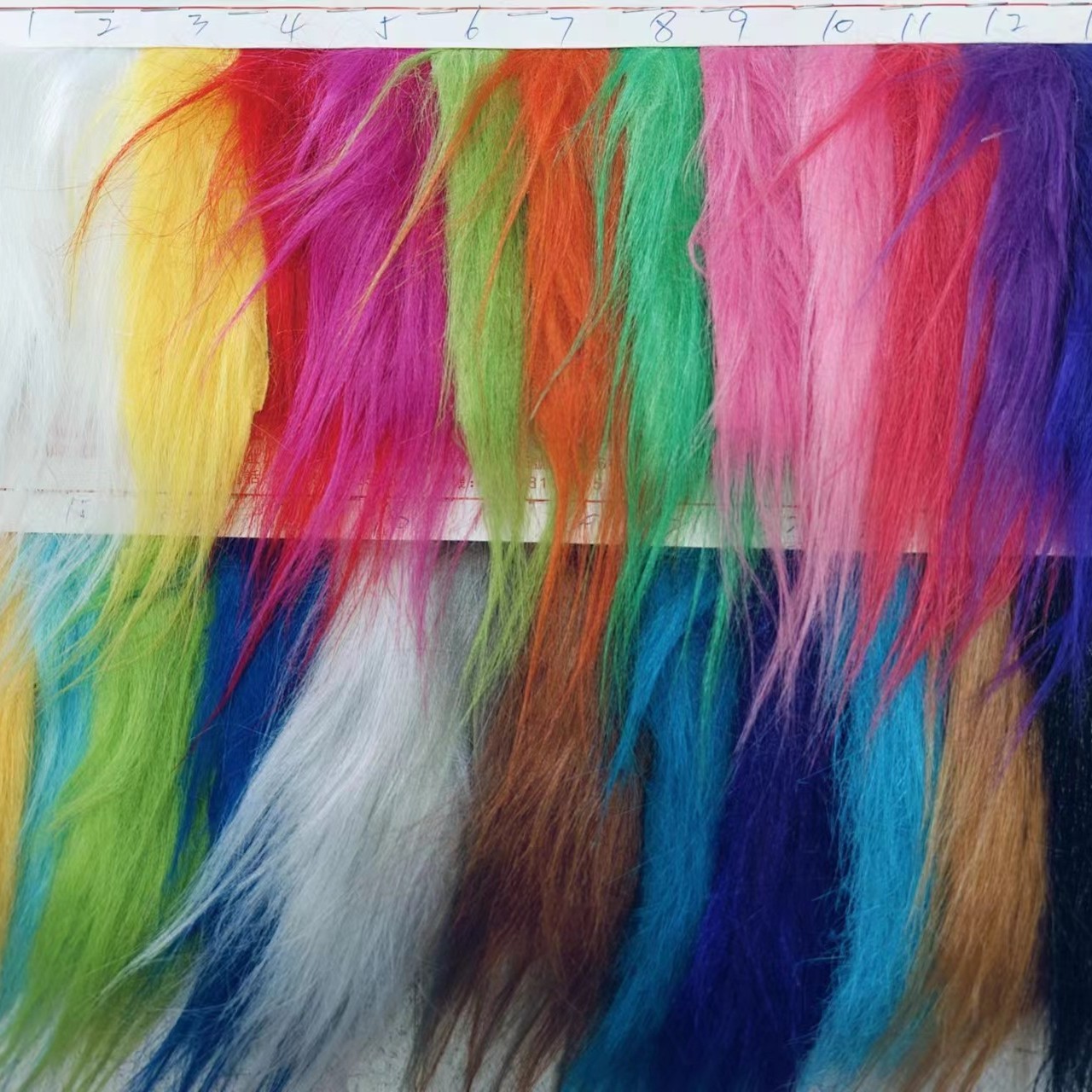 Spot 10 12cm plush fabric toys plush doll hair crafts mask hair
