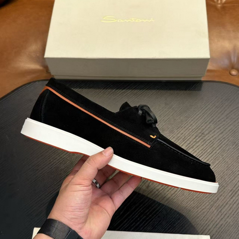 Cross-border new men's shoes, leather business shoes, flat soles, round toe lace-up single shoes, fashion business casual loafers