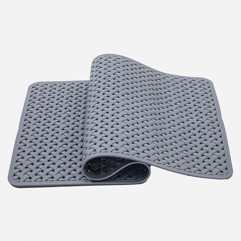 Picture of Environmental protection and tasteless bathroom anti-slip mat shower bath anti-fall mat bath mat toilet toilet suction cup soft