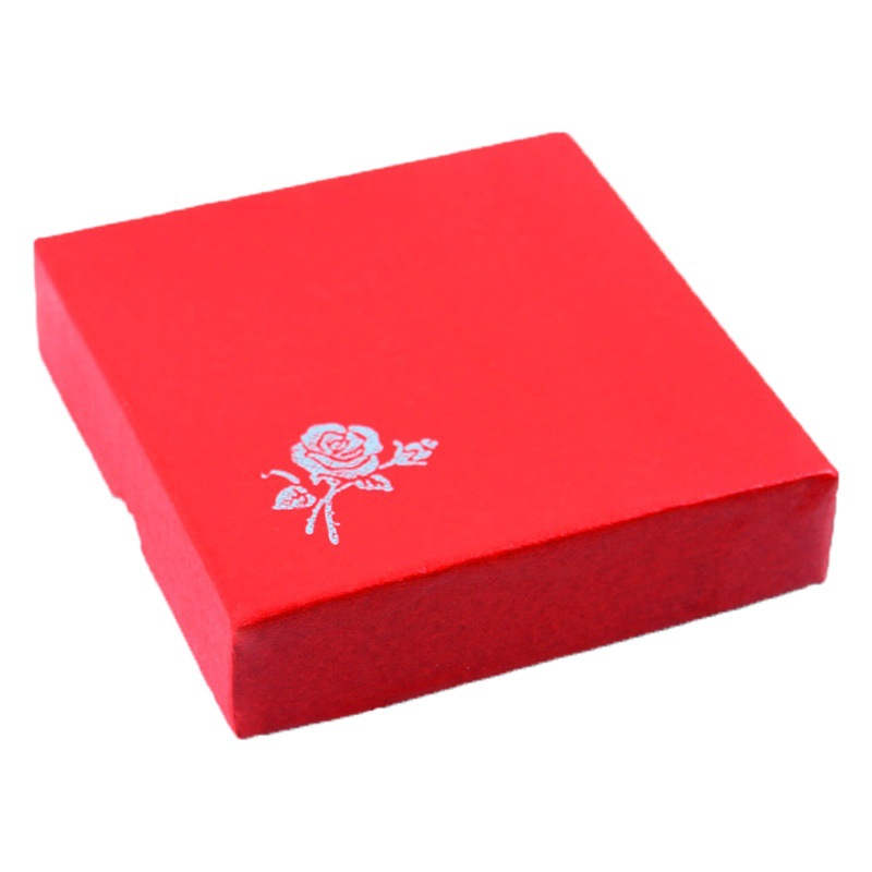 Red Paper Box Bracelet Box Rose Flower Bracelet Jewelry Packaging Box Manufacturer Gift Box Jewelry Box