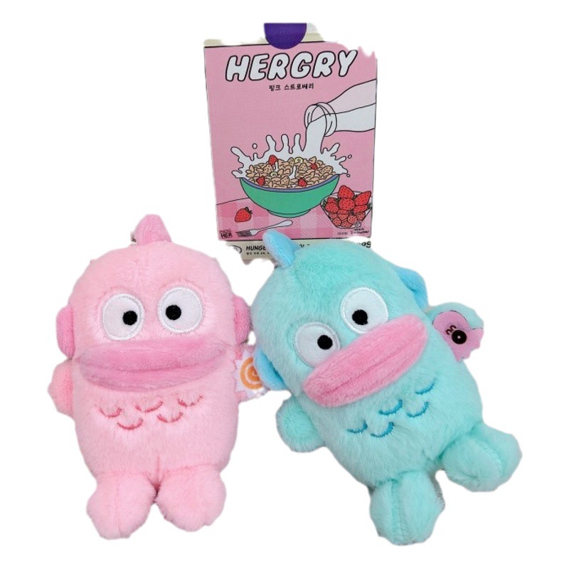 Super cute Hanton clown fish key chain plush pendant doll machine Doll Doll creative schoolbag pendant wholesale