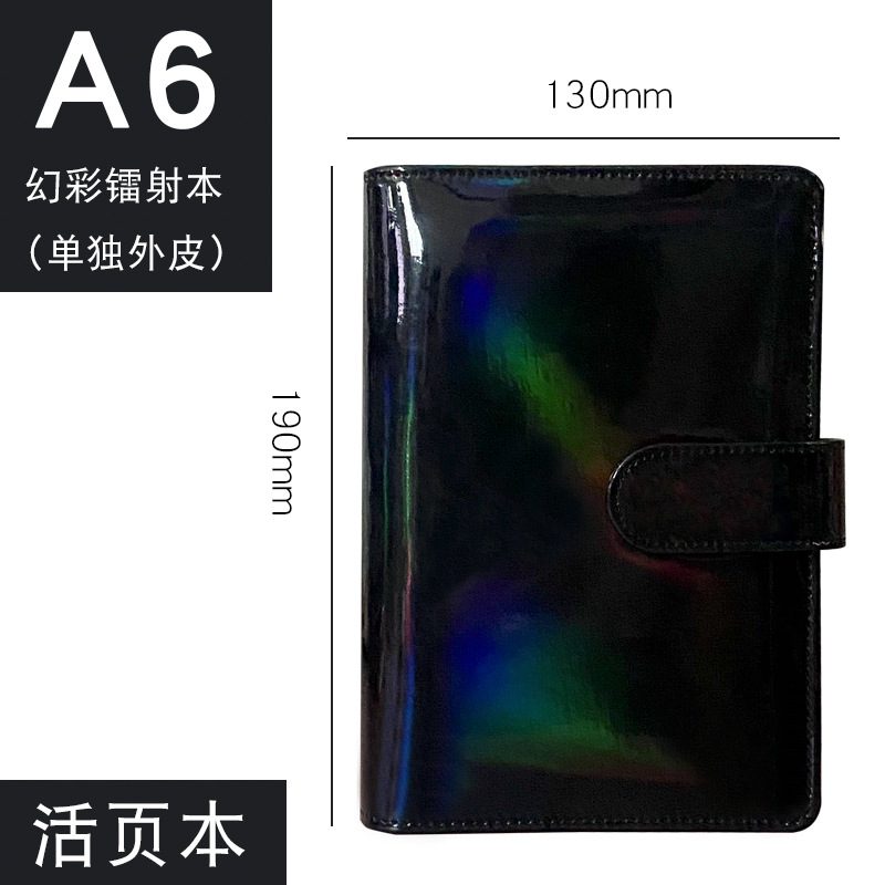 Picture of Foreign trade for colorful laser Macaron loose-leaf notebook a6 notepad creative trend notebook wholesale