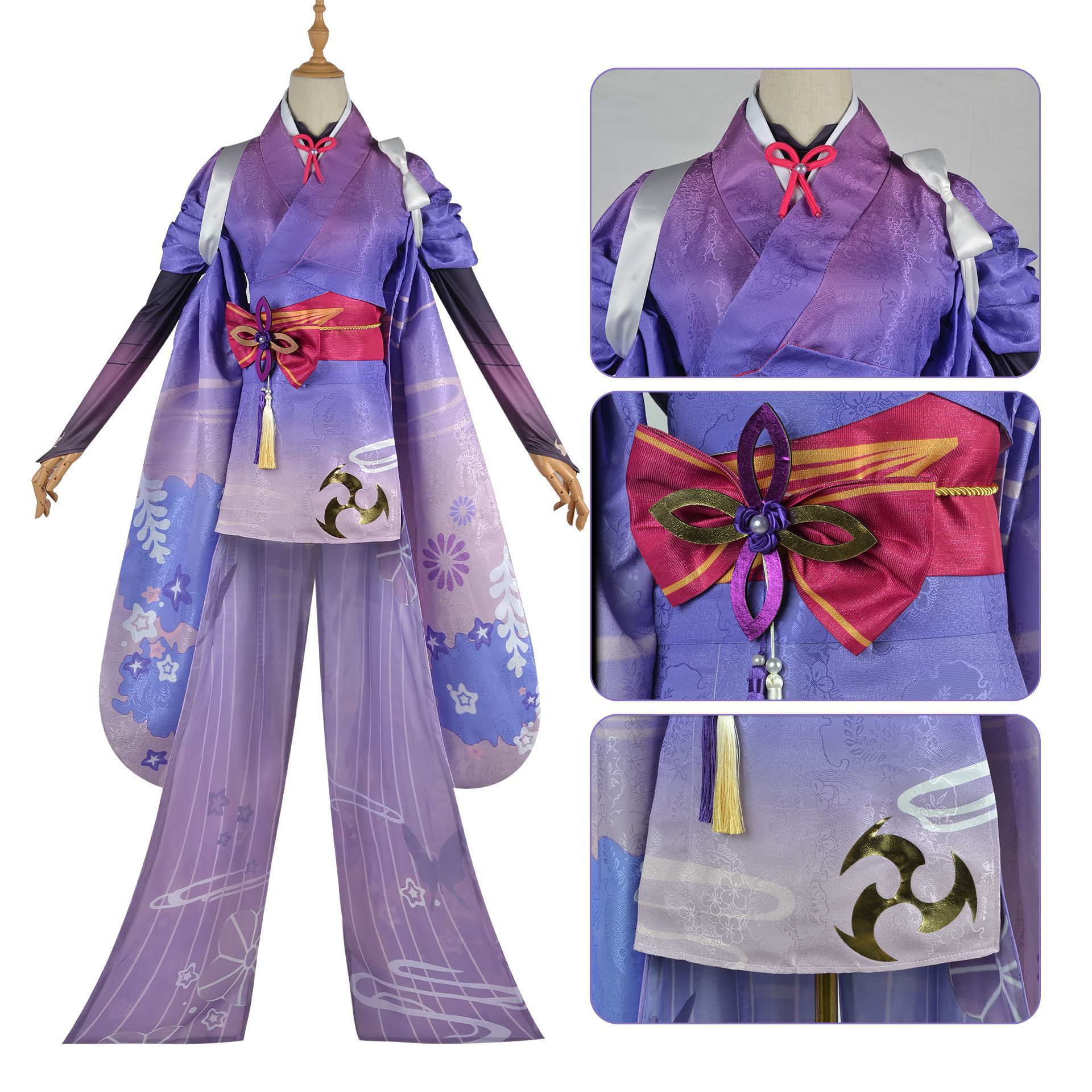 Picture of North Water Trade Original God cos Suit Thor Barr True Thunder General Shadow Warrior cosplay Game Animation Kimono