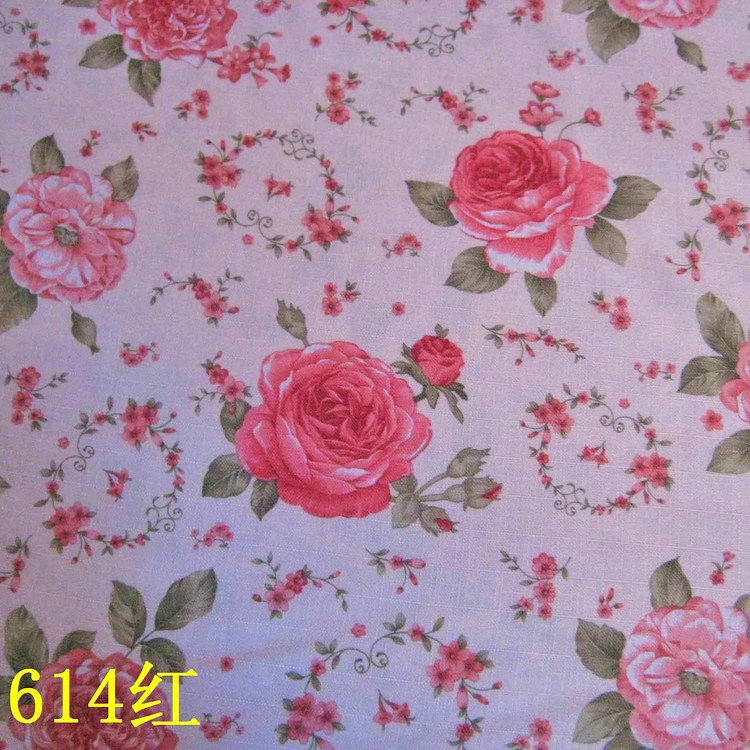 Picture of Manufacturer's Ready Stock 2.8m Wide Polyester Imitation Linen Jacquard Bamboo Plaid Cloth Flower Pattern Rich Cross Plaid Bamboo Cloth