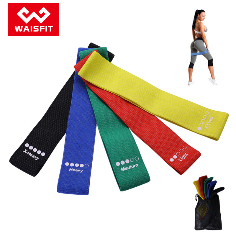 Crocheted resistance band yoga tension band hip abuse ring fitness elastic band printed hip ring suit