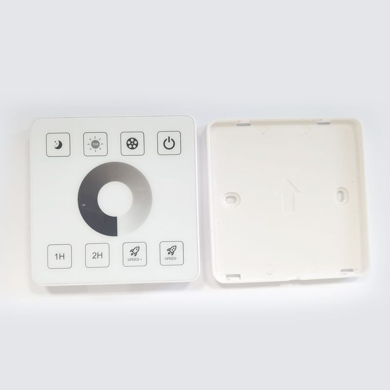 Picture of Xilai lamp RF wireless 86 panel switch monochrome dimming controller full touch dimming with cover 5-24V 30A