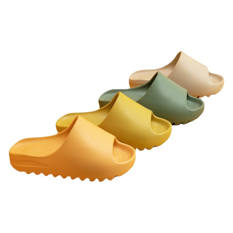 Feeling Slippers Women's Wholesale Household Summer Indoor Home Thick Bottom Non-Slip Bath Coconut Sandals Men's Slippers