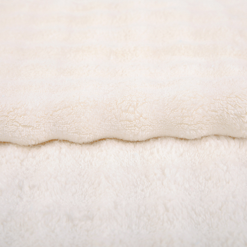Picture of Polyester Bubble Velvet Fabric Home Wear Bathrobe Bedding Blanket Single and Double Sided Thickeneded Jacquard Absorbent Coral Velvet Fabric
