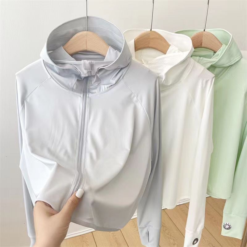 High-grade ice silk sunscreen women's summer 2025 new anti-ultraviolet breathable lightweight sunscreen coat