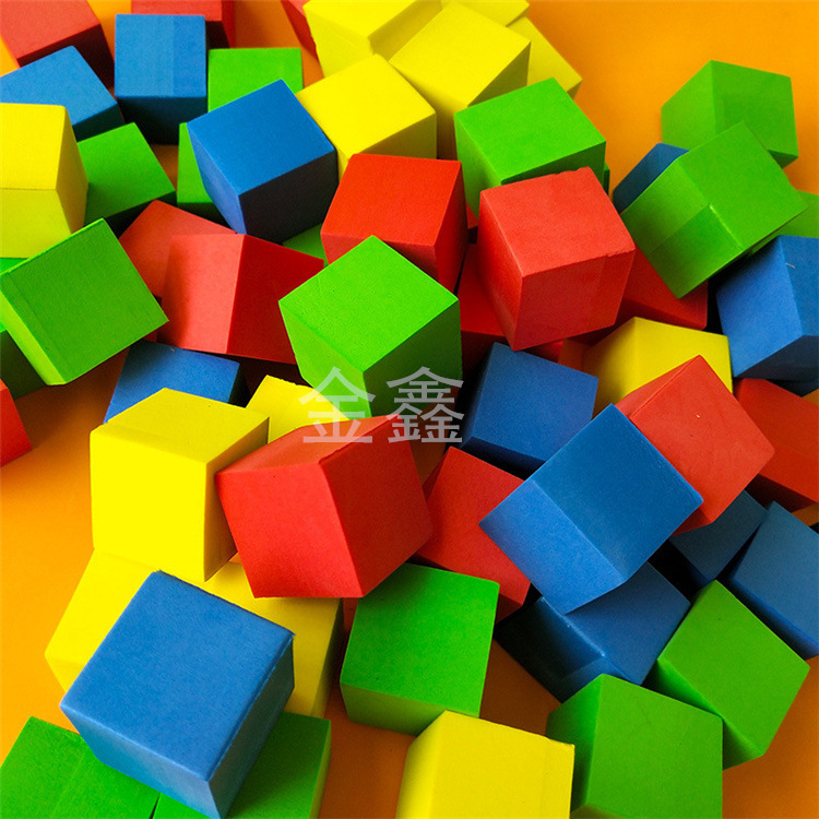 Wholesale colorful EVA block block children's toy dice Tetris stamping EVA foam block