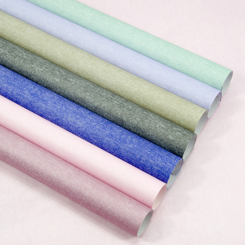 Small Fresh and Plain and Elegant Solid Color Macaron Handmade Paper Color Birthday Gift Gift Gift Box Wrapping Paper Flower Wrapping Paper