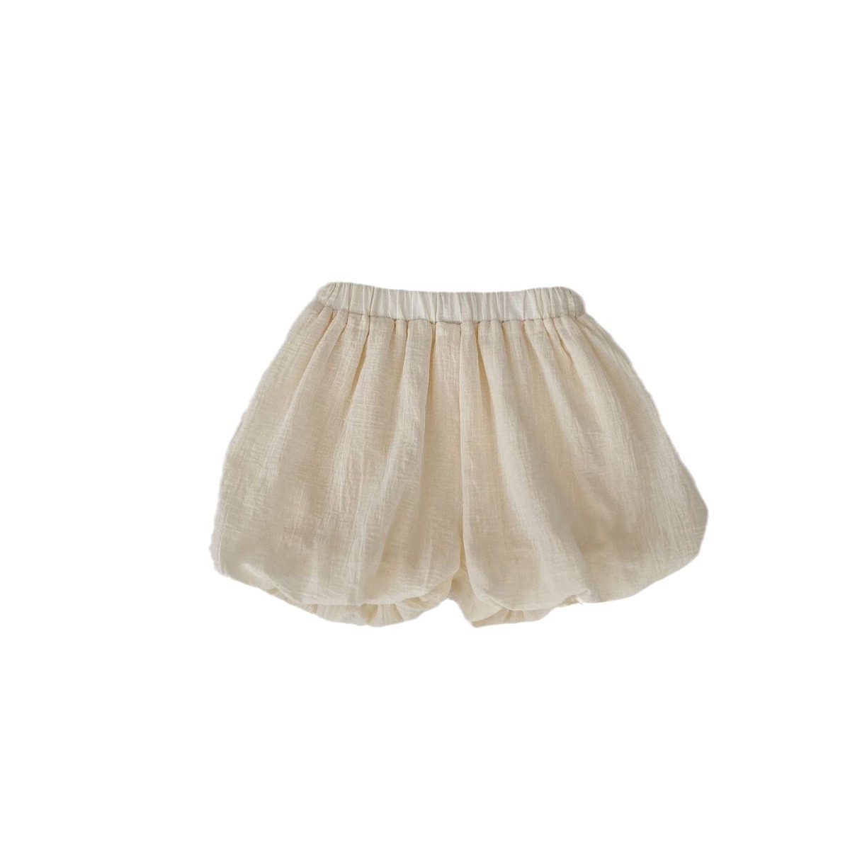 Picture of Ins Summer Thin Pants for Infants and Young Children Pure Color Baby Versatile Flower Bud Bloomers Casual Simple Shorts