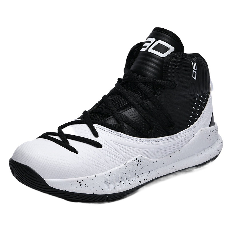 Mid-top men's sports basketball shoes 2024 spring cross-border plus size 45 Amazon couple sports casual shoes running shoes
