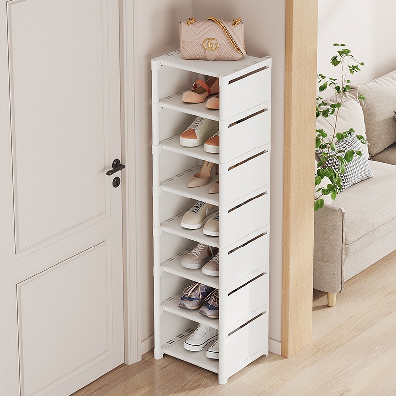 Picture of Shoe rack home door multi-storey small and narrow simple rental room shoe cabinet to store 2025 new dormitory shoes