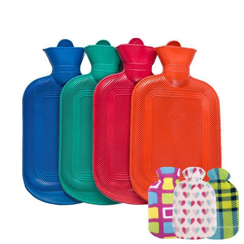 Picture of Winter Rubber Hot Water Bottle Filled with Water, Hand Warmer, Safe, Anti-Scalding, Nostalgic Hot Water Bottle, Factory Direct Sale and Delivery