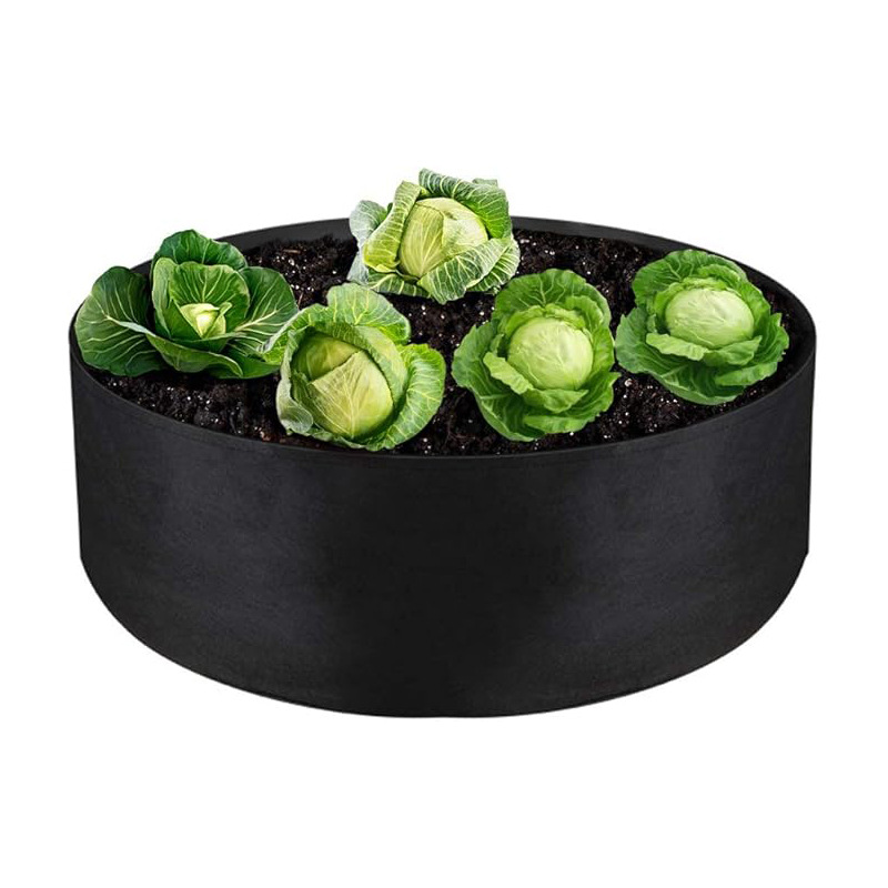 Wholesale Non Woven Flower Pot For Garden Vegetable Flower Round Breathable Plant Growth Felt Planting Bag