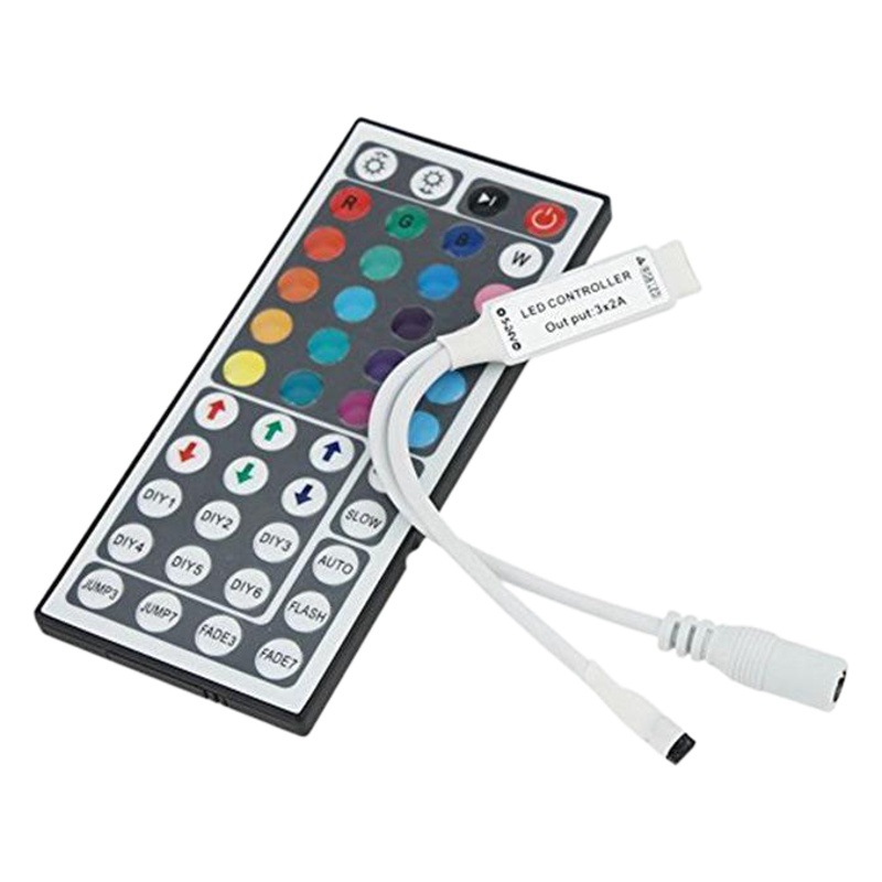 Cross-border spot double red Source 44 key infrared light with controller mini light with rgb colorful led controller