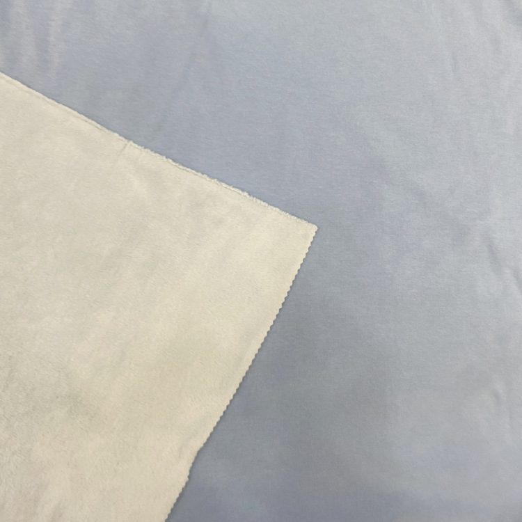 Picture of 32S Cotton Non-Falling Velvet Cloth 320g Thickeneded Pure Cotton Fleece-Lined Large Outwear Children's Sweatshirt Fabric Wholesale
